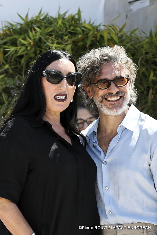 Rossy De Palma et Leonardo Sbaraglia avant le photocall du film "AMARGA NAVIDAD" - En Competition Cannes, France. ©Pierre ROIGT / IMPACT EUROPEAN
