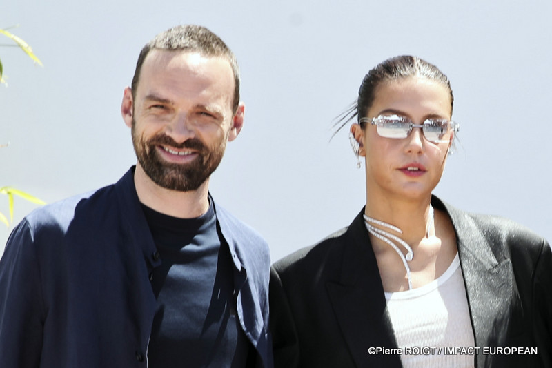 Alban Lenoir et Adele Exarchopoulos avant le photocall du film "MARIAGE AU GOUT D'ORANGE" - Cannes Première Cannes, France. ©Pierre ROIGT / IMPACT EUROPEAN