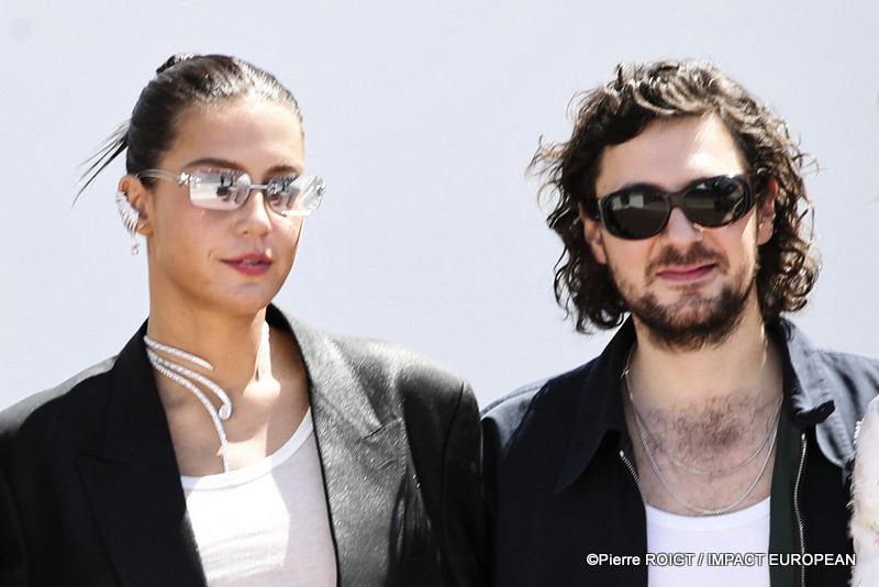 Adele Exarchopoulos et Vincent Lacoste avant le photocall du film "MARIAGE AU GOUT D'ORANGE" - Cannes Première Cannes, France. ©Pierre ROIGT / IMPACT EUROPEAN