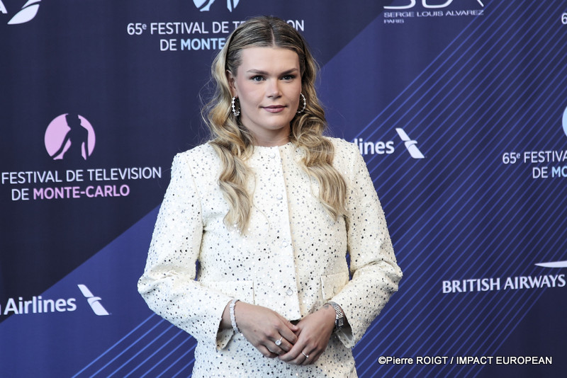 Camille Gottlieb à la 65 e édition du Festival de Télévision de Monte-Carlo, le 12 juin 2026.