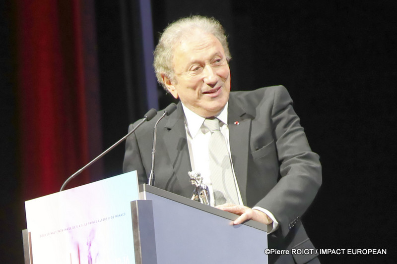 Michel Drucker  à la cérémonie d'ouverture du 65 e Festival de télévision de Monte-Carlo