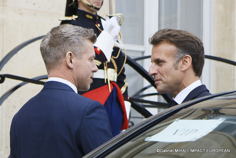 Elysée: Péter Magyar et Emmanuel Macron