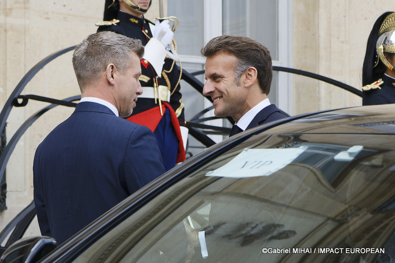 Elysée: Péter Magyar et Emmanuel Macron