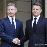 Elysée: Péter Magyar et Emmanuel Macron