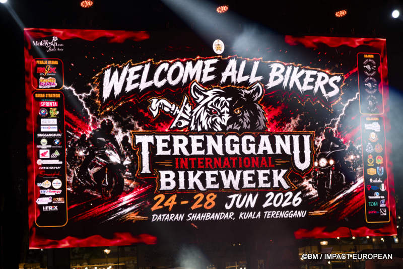 Des motards venus de Malaisie et de plusieurs pays d'Asie se sont retrouvés à Kuala Terengganu pour la Terengganu International Bike Week 2026. / Thousands of motorcycle enthusiasts gathered in Kuala Terengganu during the Terengganu International Bike Week 2026. - Photos : BM / IMPACT EUROPEAN