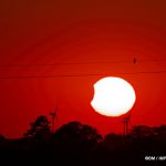 Éclipse solaire du 12 août 2026 au coucher du Soleil