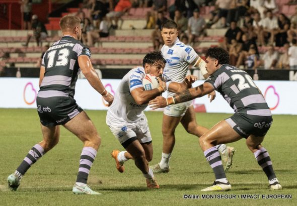 Toulouse Olympique face aux Huddersfield Giants en Super League à Ernest-Wallon