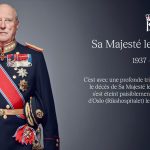 Annonce officielle de la mort du roi Harald V par la Maison royale de Norvège