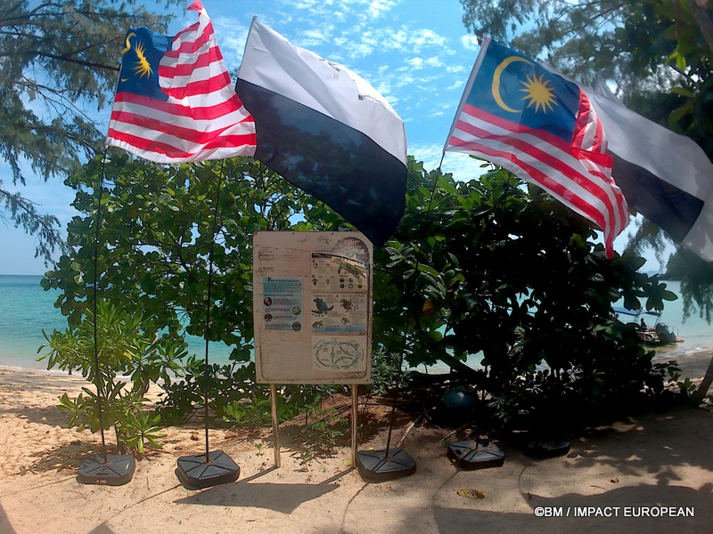 FR : Sur le littoral de Tioman, l’espace consacré à la protection des tortues marines rappelle la fragilité de l’écosystème insulaire.

EN : On Tioman’s coastline, an area dedicated to sea turtle conservation highlights the fragility of the island’s ecosystem.

MY : Di pesisir Pulau Tioman, kawasan yang dikhaskan untuk pemuliharaan penyu laut mengingatkan kita tentang kerapuhan ekosistem pulau ini. 

©BM / IMPACT EUROPEAN